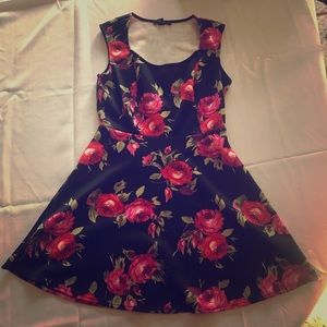 Beautiful Floral Print Dress